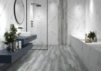 Cerrad Kors Bianco fahatású 17,5x60 padlólap