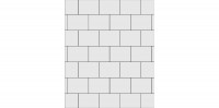 Matt fehér 15x20 csempe 