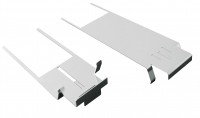 MM SPECIAL GRES // Függőleges rozsdamentes tartó klipsz 20 mm vastag burkolathoz