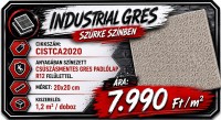 Industrial Gres 20x20 csúszásmentes gres ipari padlólap