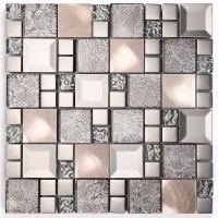 Intermatex Kaos Silver 30x30 mozaik 