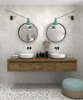 Intermatex Perla Level White 26,5x26,5 mozaik