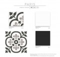 Keros Paris 25x25 padlólap és falburkolat termékcsalád
