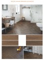 Cersanit Royalwood Brown 18,5x59,8 padlólap