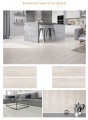 Cersanit Finwood White 18,5x59,8 padlólap