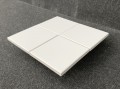RUB 10x10 fényes fehér csempe