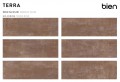 Bien Terra 30x90 cm fali csempe - 5 színben