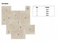 Savoia Cantal Beige Modulo padlólap