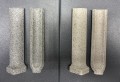 Industrial Gres hajlított lábazat 10x20 cm melléültethető SZÜRKE színben