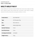 Multy Milkyway High Glossy 60x120 magasfényű falburkolat