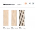 Cristacer Crema Marfil 20x60 csempe termékcsalád