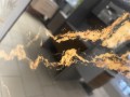Flame Roma Black-Gold Poler polírozott, magasfényű 60x120 padlólap