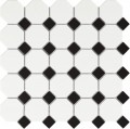 Intermatex Octogon White matt 29,5x29,5 mozaik