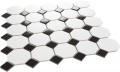 Intermatex Octogon White matt 29,5x29,5 mozaik