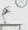 Intermatex Round White 30,4x26,3 mozaik