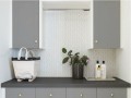 Intermatex Chevron White Gloss 28x27 mozaik