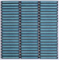 Intermatex Linea Teal Gloss 28,41x29,61 mozaik